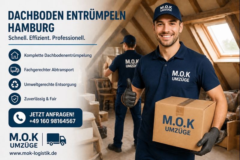 Dachboden entrümpeln Hamburg – Mehr Platz schaffen mit System