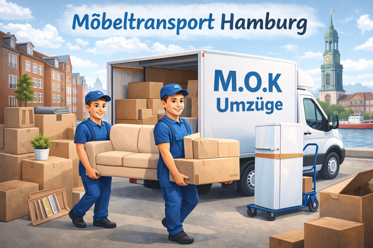 Möbeltransport Hamburg – Sicher, schnell und professionell